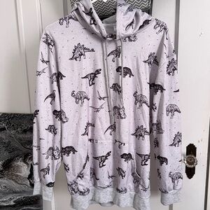 Dinosaur Print Hoodie